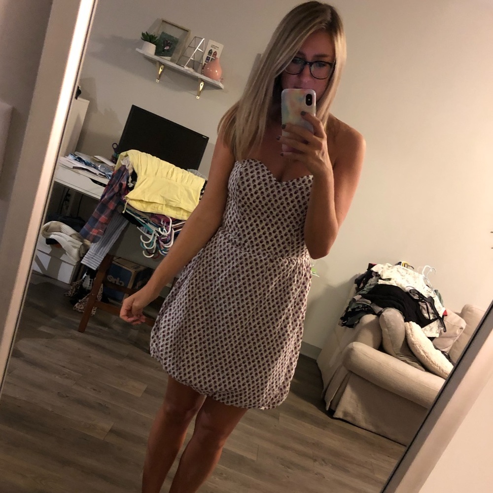 Target strapless floral dress
